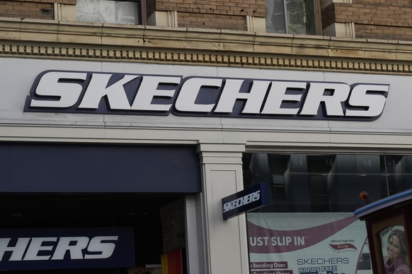 FILE - A Skechers sign is shown in San Francisco, March 17, 2024. (AP Photo/Jeff Chiu, file)
Skechers Acquisition-3G Capital