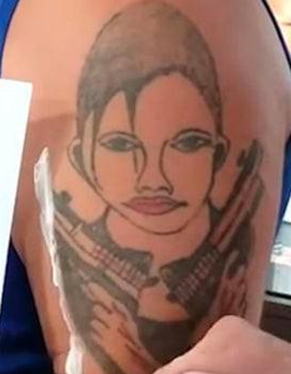 Angelina Jolie tattoo Fail