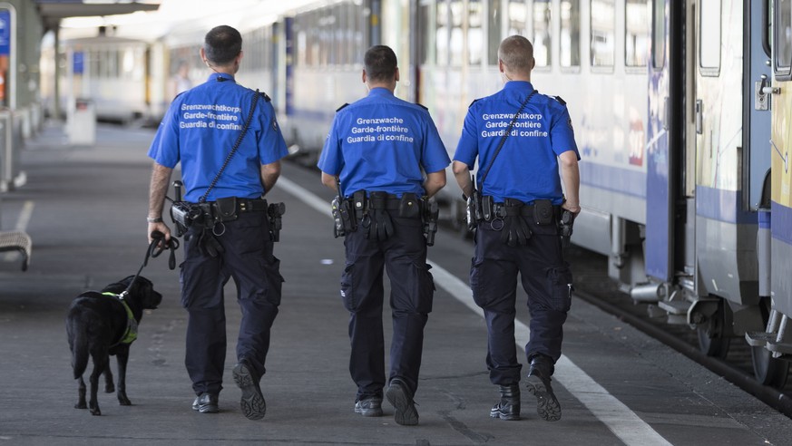 Die Grenzwache am Bahnhof Basel SNCF. (Symbolbild)
