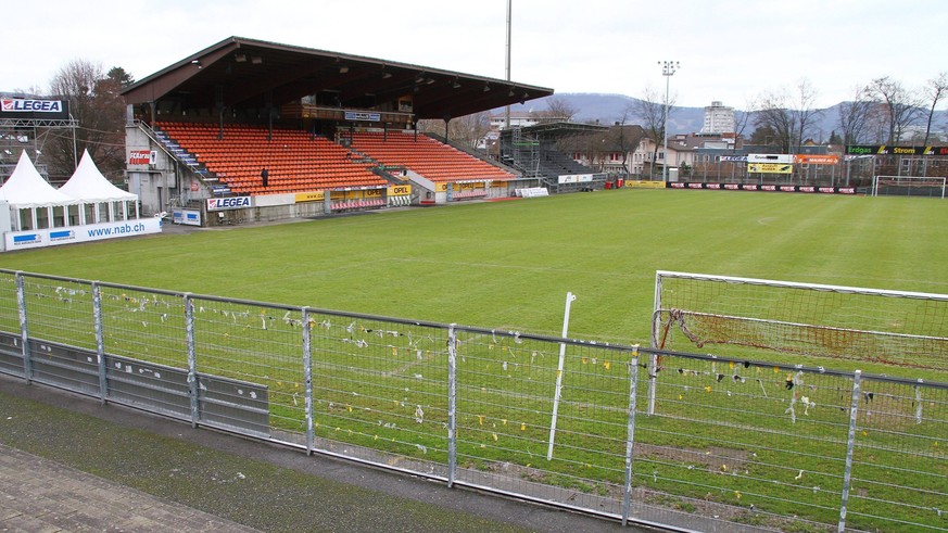 Bildnummer: 07166873 Datum: 14.01.2011 Copyright: imago/Geisser
14.01.2011 FC Aarau Challenge League, Stadion Br