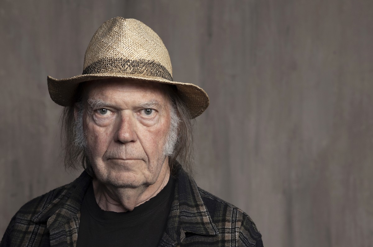 FILE - Neil Young poses for a portrait in Santa Monica, Calif. on Sept. 9, 2019. Spotify says it will grant the veteran rocker's request to remove his music from its streaming platform. Young mad ...