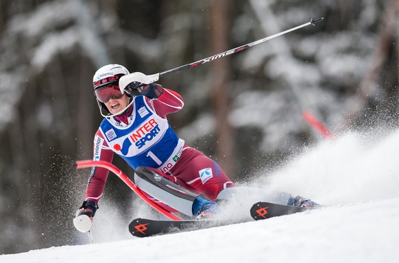 05.01.2015; Santa Caterina; Ski alpin - Slalom Frauen; 
Nina Loeseth (NOR)
(Johann Groder/Expa/freshfocus)