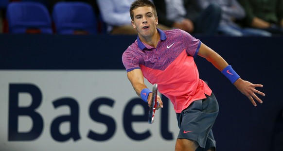 Borna Coric setzt in Basel ein Ausrufezeichen.