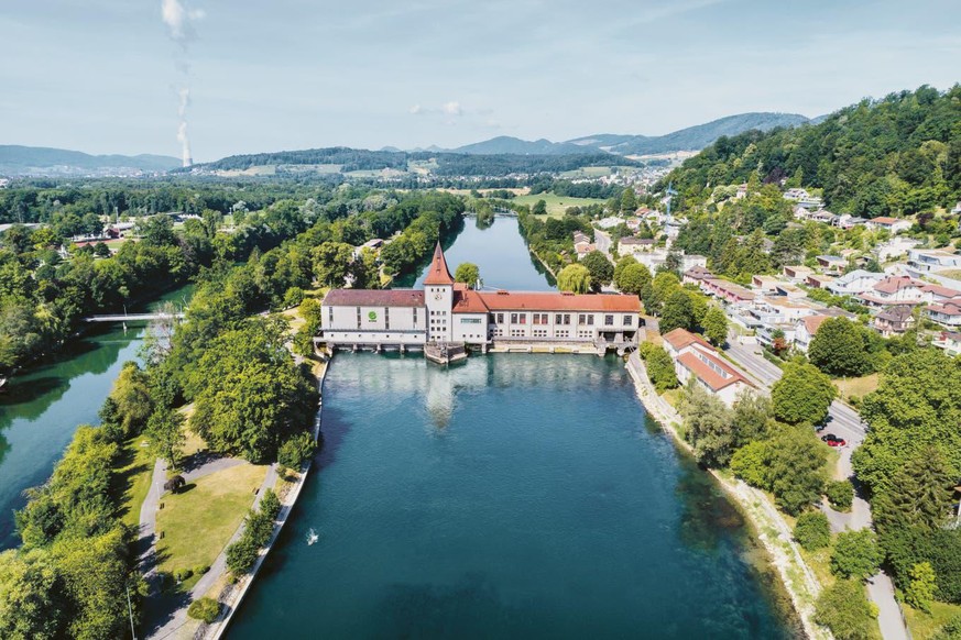 Aare-Kraftwerk der Eniwa in Aarau wird in den nächsten Jahren komplett erneuert, was zu einer Produktionssteigerung um gut 20 Prozent führen soll.