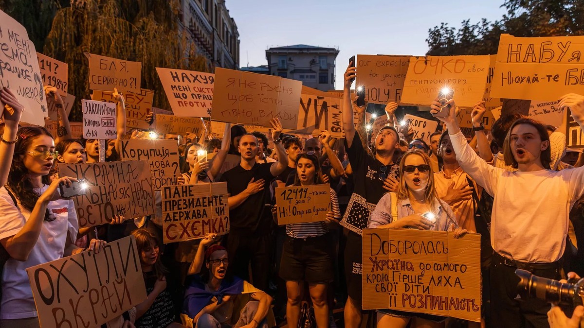 La controverse autour de l'agence anti-corruption a déclenché de nombreuses manifestations en Ukraine.