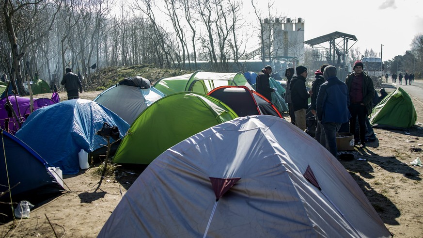 31. März: In diesem Camp von Migranten kann Social Distancing kaum eingehalten werden.