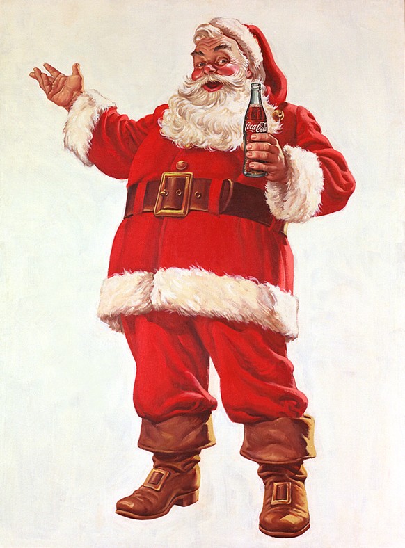 coca cola santa claus father christmas weihnachtsmann weihnachten geschenke xmas retro vintage USA https://bjws.blogspot.ch/2014/12/