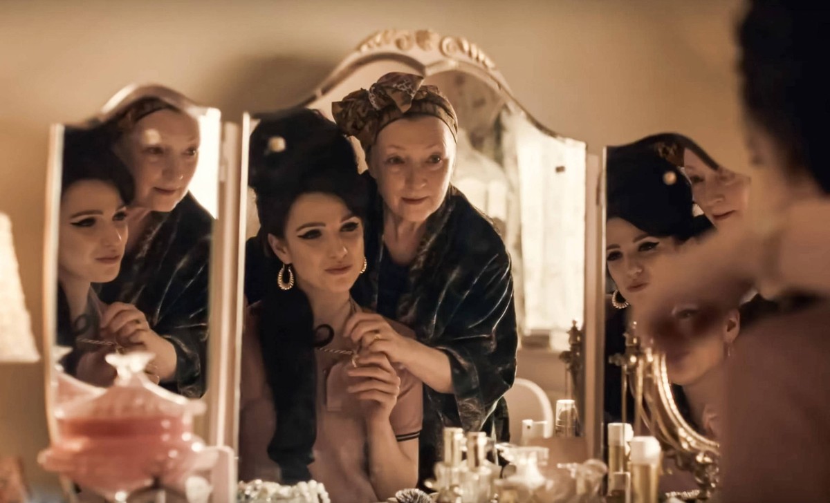 Marisa Abela and Lesley Manville UK. Marisa Abela and Lesley Manville in a scene from the C StudioCanal/ Focus Features new film : Back to Black 2024. Plot: It chronicles the life and music of Amy Win ...