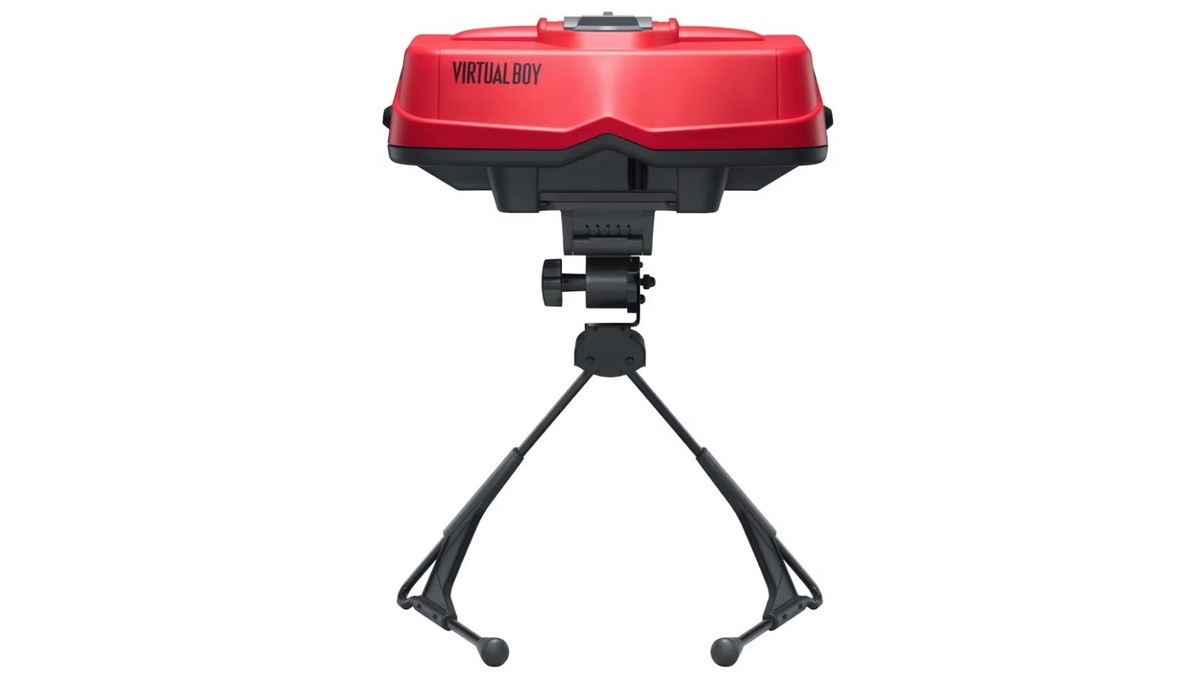 Der Virtual Boy mit dem bekannten Ständer ist zurück.