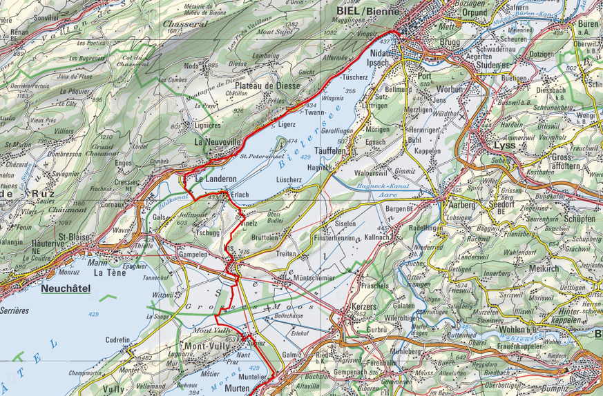 Die schönsten Velo-Ausflüge der Schweiz BIEL