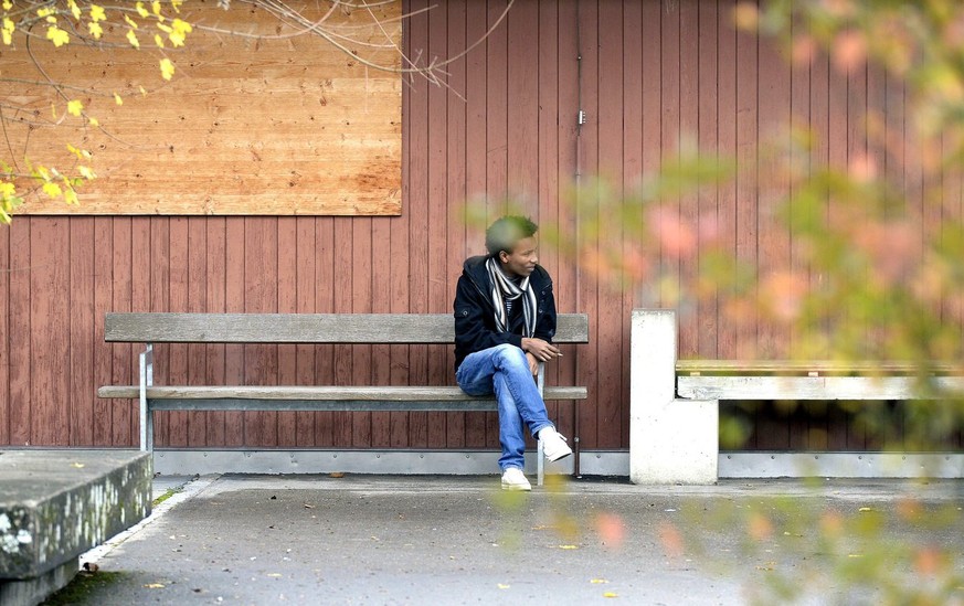 Symbolbild: Asylbewerber im Bundeszentrum in Bremgarten (AG) am Dienstag, 5. November 2013.