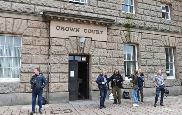 epa09968575 A General View of Chester Crown Court, Chester Britain, 23 May 2022. Manchester City and France international footballer Benjamin Mendy, who has been charged with seven counts of rape, was ...
