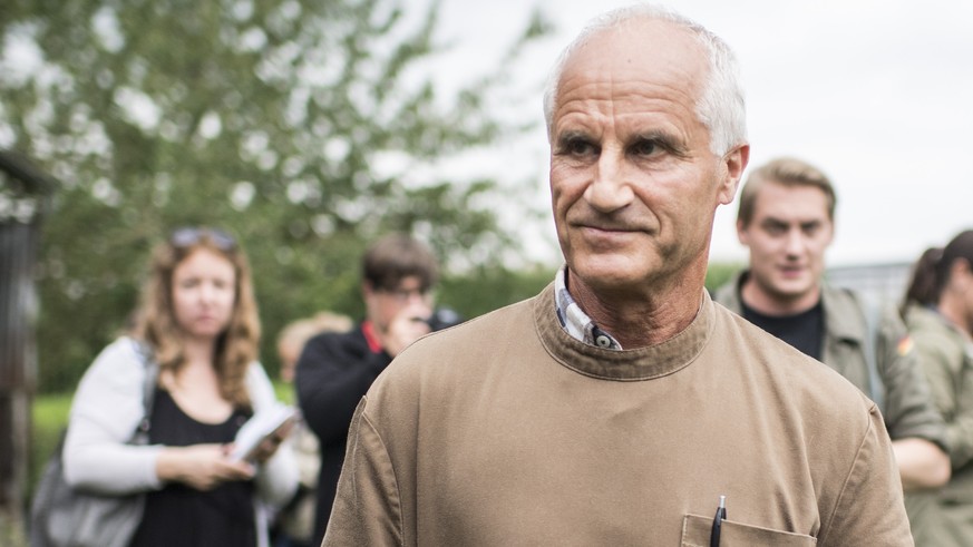 Der Thurgauer Kantonstierarzt Paul Witzig spricht ueber den Zustand der Tiere auf dem Hof von Ulrich K., der wegen der Quaelerei von Pferden unter Verdacht steht, aufgenommen am Dienstag, 8. August 20 ...