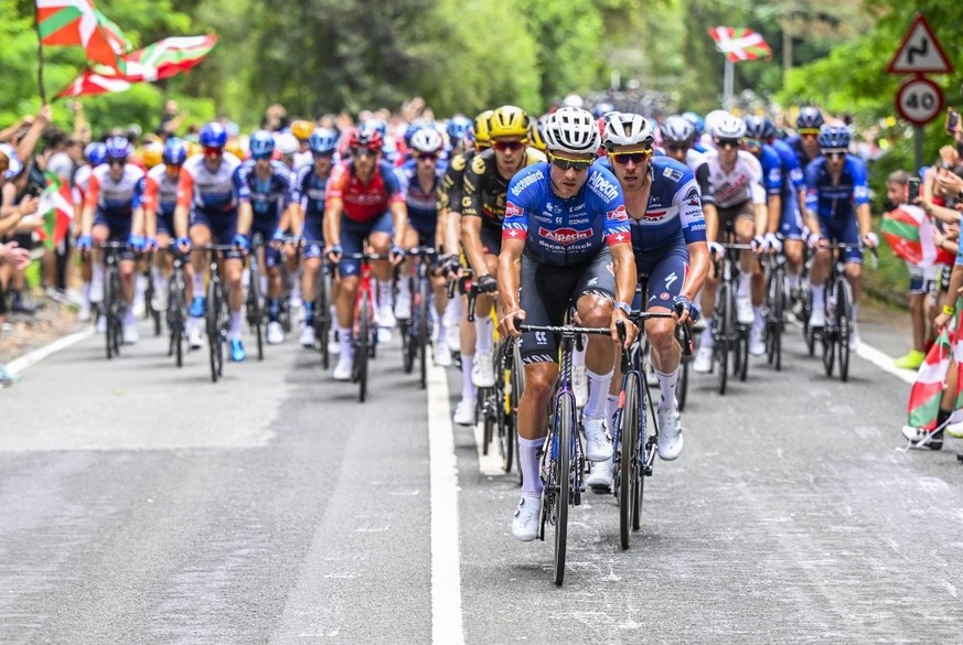 IMAGO / Panoramic International

BILBAO, SPAIN - JULY 01 : Dillier Silvan (CHE) of Alpecin-Deceuninck leading the peloton during stage 1 of the 110th edition of the Tour de France 2023 cycling race, a ...