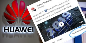 Der erste Arbeitstag im neuen Jahr – und für diese Huawei-Mitarbeiter ist es gelaufen