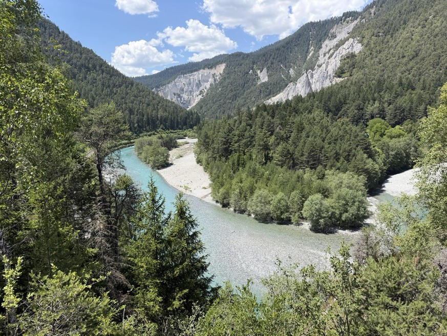 Rheinschlucht Ruinaulta Schweiz der Rekorde
