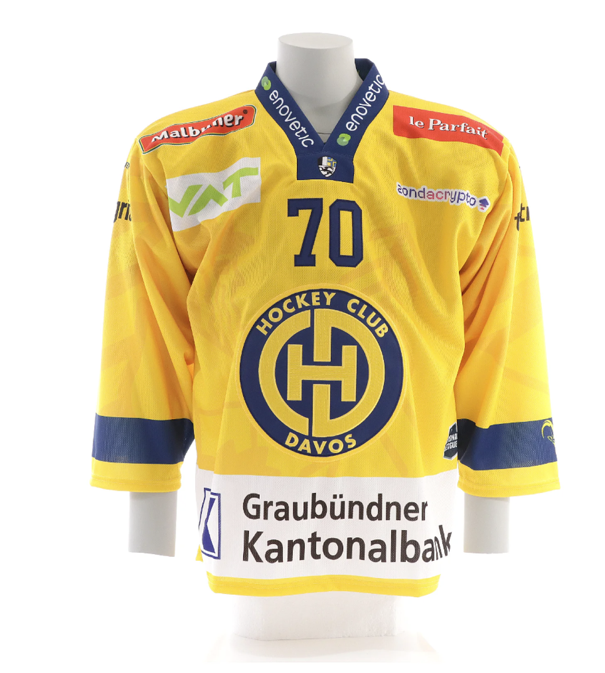 National-League-Saison 2025/26: Die Trikots des HC Ajoie.