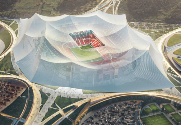 Grand Stade Hassan II in Benslimane, östlich von Casablanca.