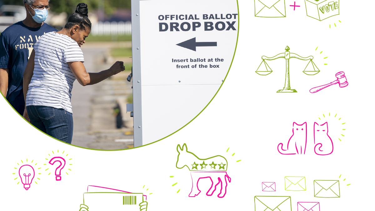 Image accompanying Nur die Demokraten profitieren von der Briefwahl