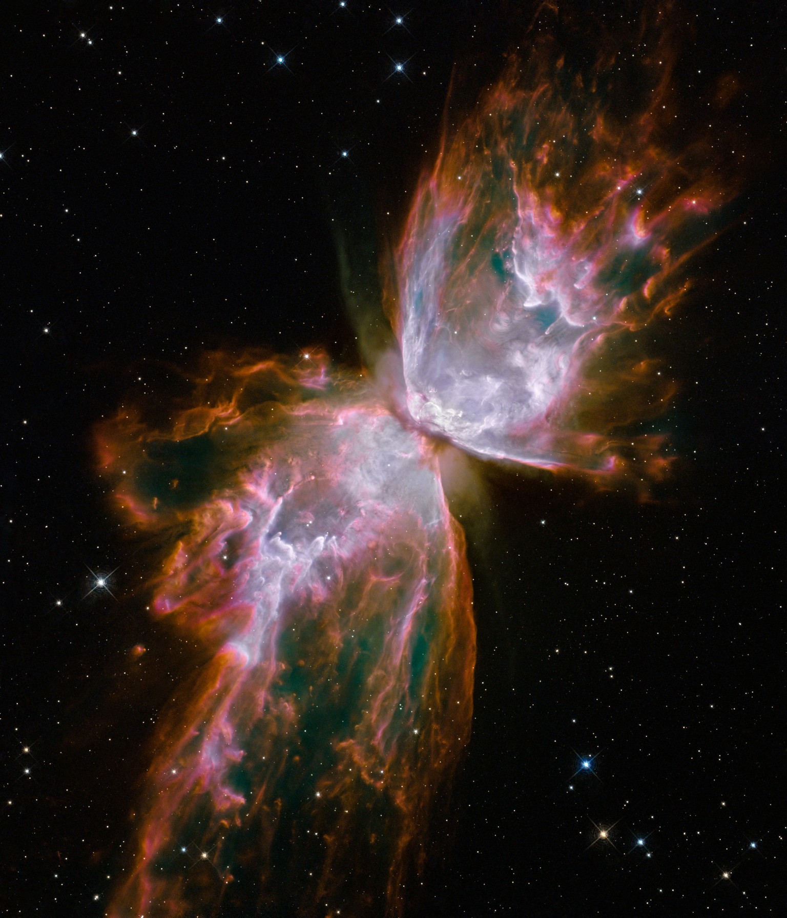 Käfer-Nebel, NGC 6302, planetarischer Nebel im Sternbild Skorpion