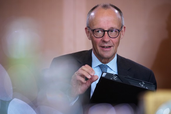 German Chancellor Friedrich Merz arrives for the cabinet meeting at the chancellery in Berlin, Wednesday, Oct. 29, 2025. (AP Photo/Ebrahim Noroozi)
Germany Politics