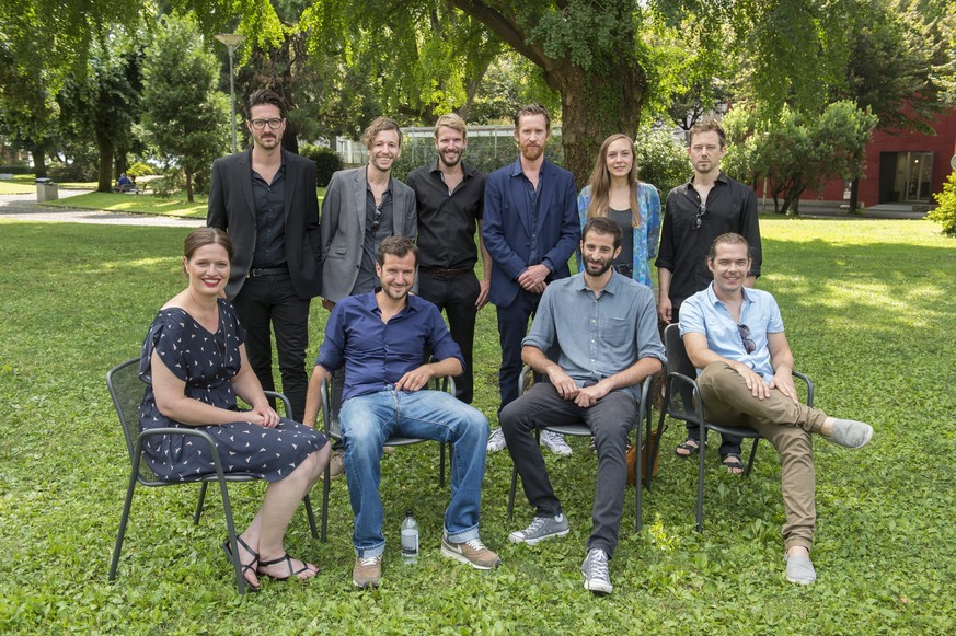 Und das sind die zehn: Michael Krummenacher, Jan Gassmann, Mike Scheiwiller, Tobias Noelle, Carmen Jaquier, Benny Jaberg (hinten, von links nach rechts) und Lisa Blatter, Gregor Frei, Lionel Rupp, Jon ...