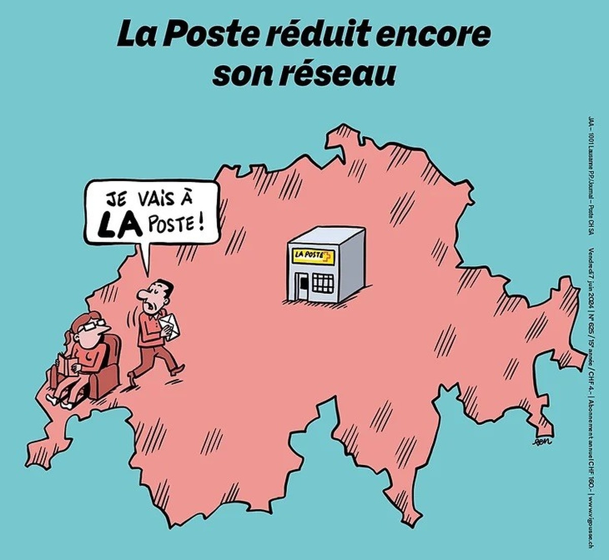 Une du journal Vigousse, le «petit satirique romand».
