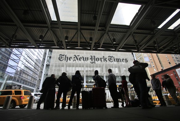 Das Hauptgebäude der «New York Times» in New York.