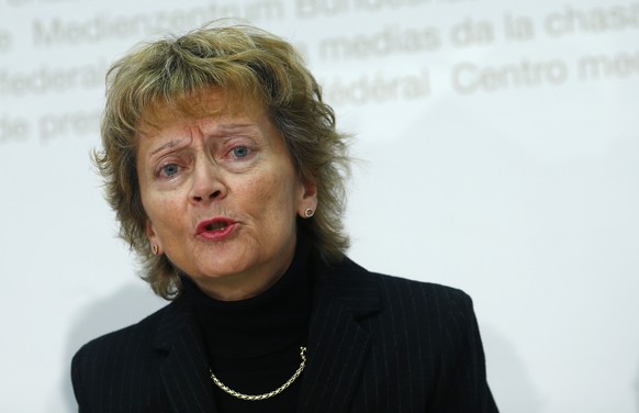 «Verantwortungsbewusste Sparministerin»: Eveline Widmer-Schlumpf.