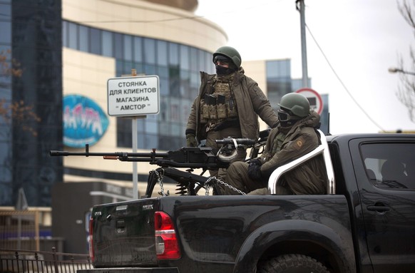 Pro-russische Rebellen in der Ostukraine