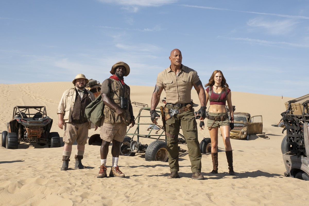 Kevin Hart, Jack Black, Karen Gillan, Dwayne Johnson star in JUMNAJI: THE NEXT LEVEL