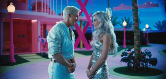RECORD DATE NOT SHOWN BARBIE, from left: Ryan Gosling, Margot Robbie, 2023. Warner Bos.  /Courtesy of Everett Collection PUBLICATIONxINxGERxSUIxAUTxONLY