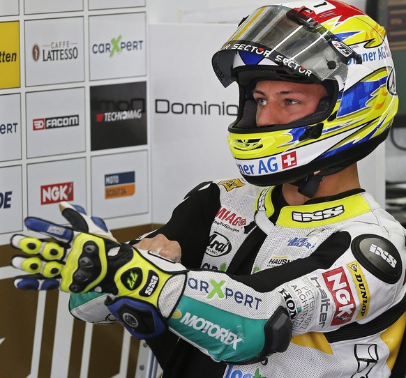 Dominique Aegerter in Jerez.&nbsp;