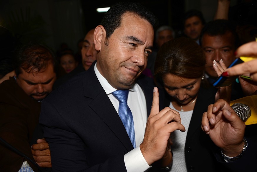 Jimmy Morales galt lange als chancenloser Aussenseiter. Jetzt hat er die Präsidentschaftswahl gewonnen.