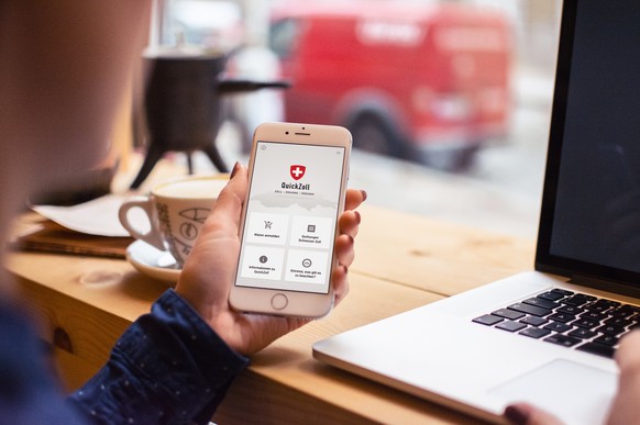 Zoll App QuickZoll: Verzollen via Smartphone. Bild: Eidgenössische Zollverwaltung.