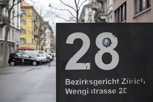 View of the district court of Zurich at Wengistrasse 28, on the occasion of the Gazprombank Switzerland court case in Zurich, taken on Wednesday, 8 March 2023. / Blick auf das Bezirksgericht Zuerich a ...