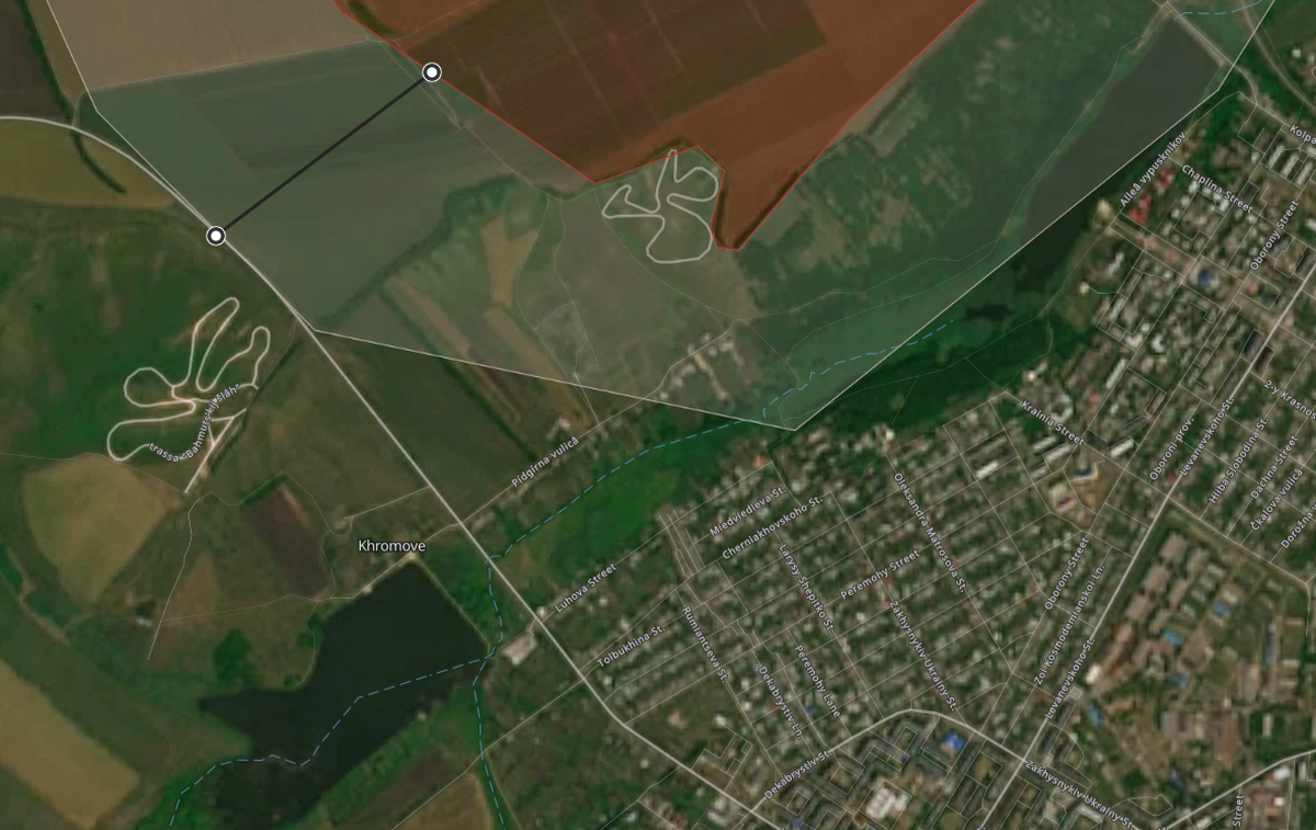 Die russischen Truppen stehen im Nordwesten Bachmuts nur knapp 700 Meter von der einzigen Strasse aus der Stadt entfernt.