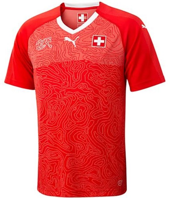 So sieht das WM-Trikot der Schweizer dieses Jahr aus.&nbsp;