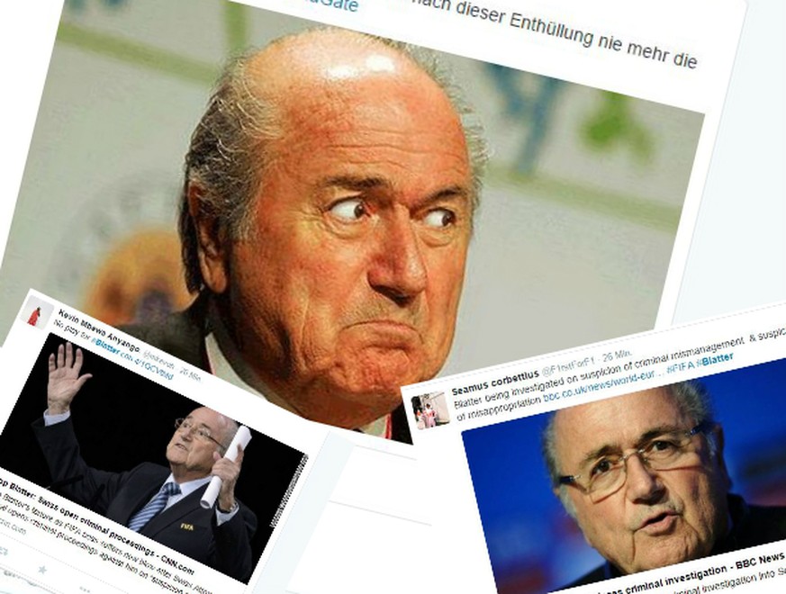 «Gerüchten zufolge hat er die Vermarktungsrechte an seinem Strafverfahren bereits in die Karibik verkauft» – so lustig reagiert das Netz auf die Ermittlungen gegen Blatter