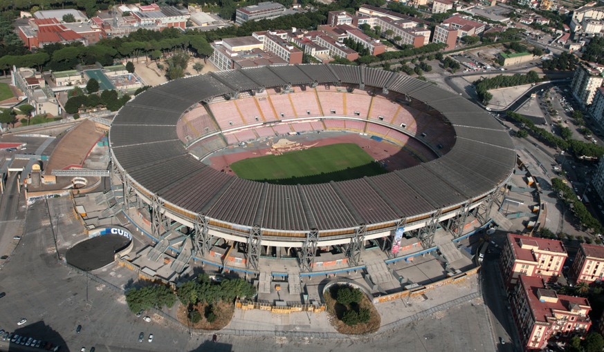 In die Jahre gekommen: Das Stadio San Paolo in Napoli.