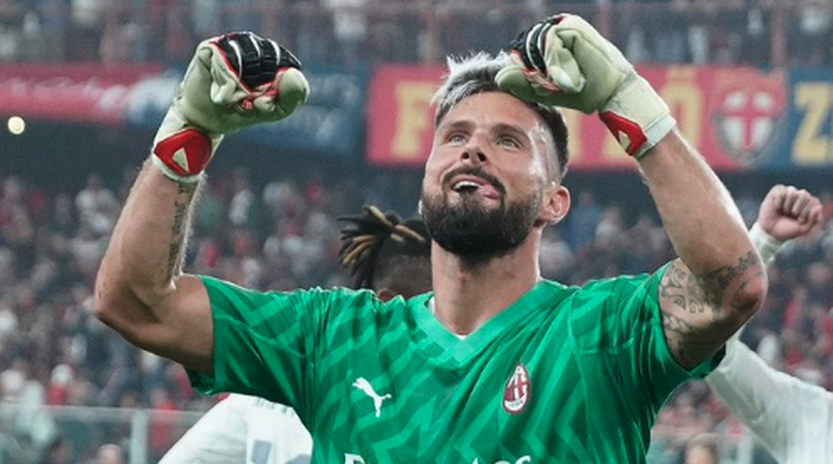 L'AC Milan vend des maillots de gardien au nom de Giroud
