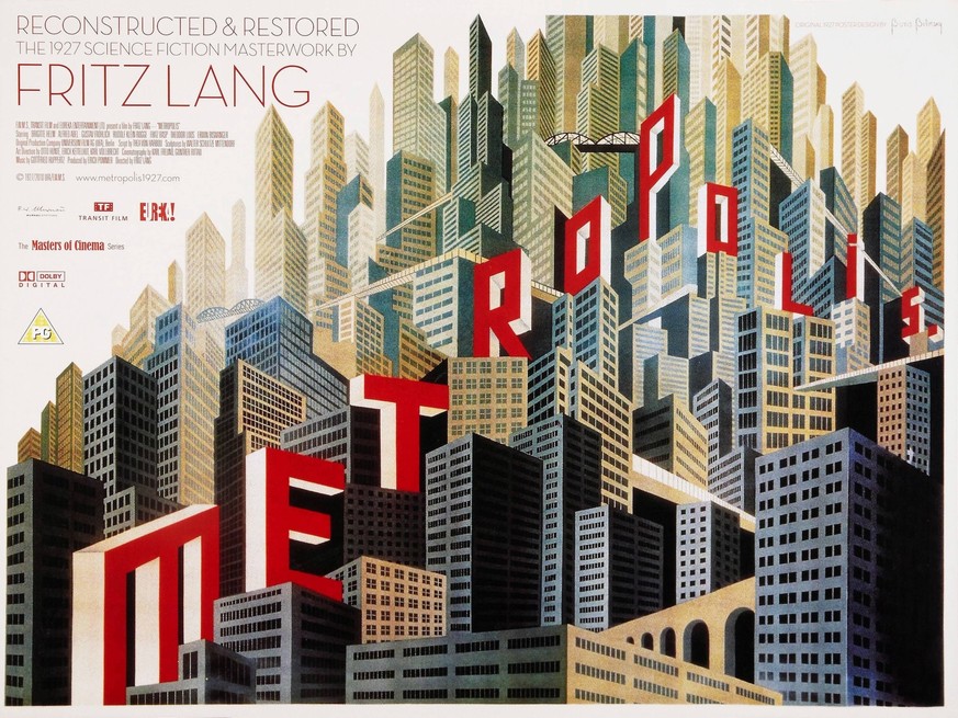 METROPOLIS, British poster art for 2010 restoration and re-release, 1927 Courtesy Everett Collection ACHTUNG AUFNAHMEDATUM GESCHƒTZT PUBLICATIONxINxGERxSUIxAUTxONLY Copyright: xCourtesyxEverettxCollec ...