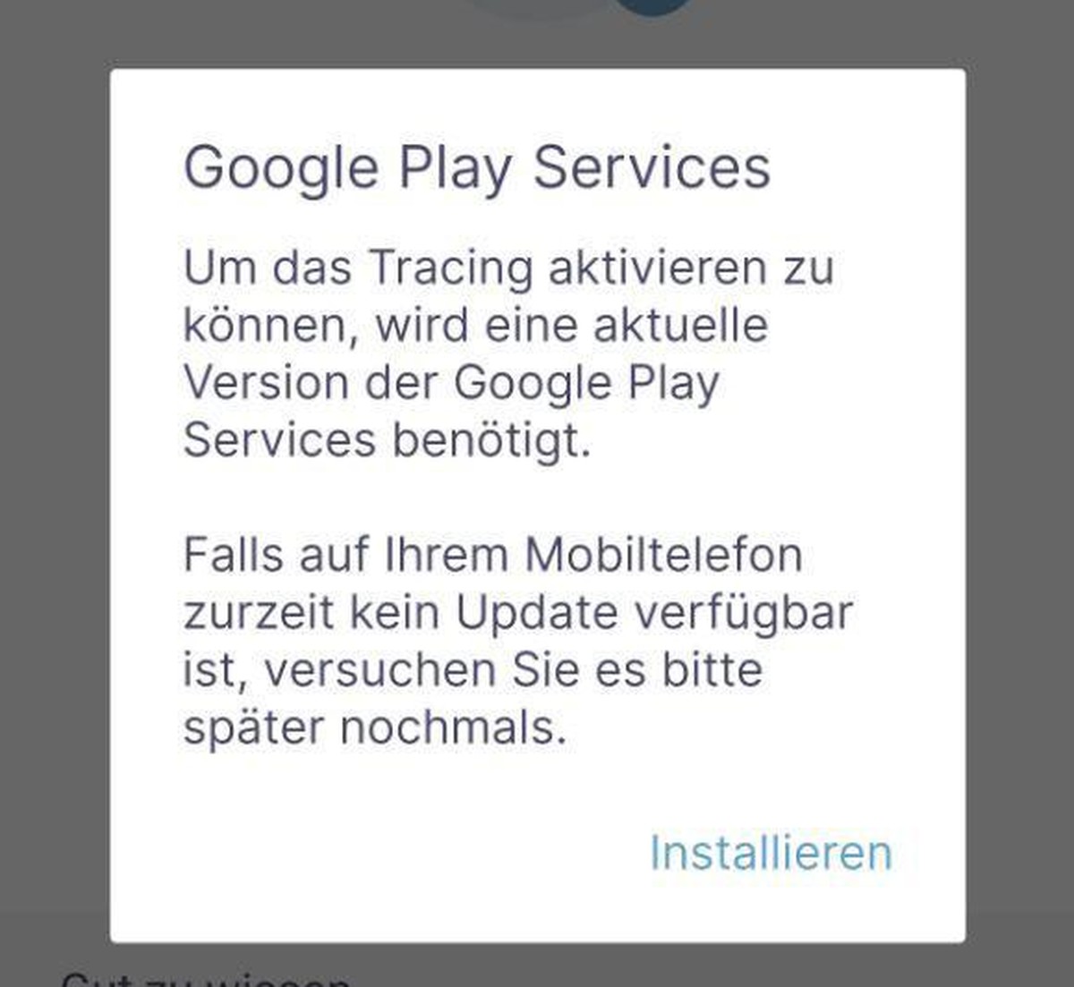 Noch immer gehört eine solche Meldung (oder ähnlich) zu einem ständigen Begleiter des Huawei P40 Pro.