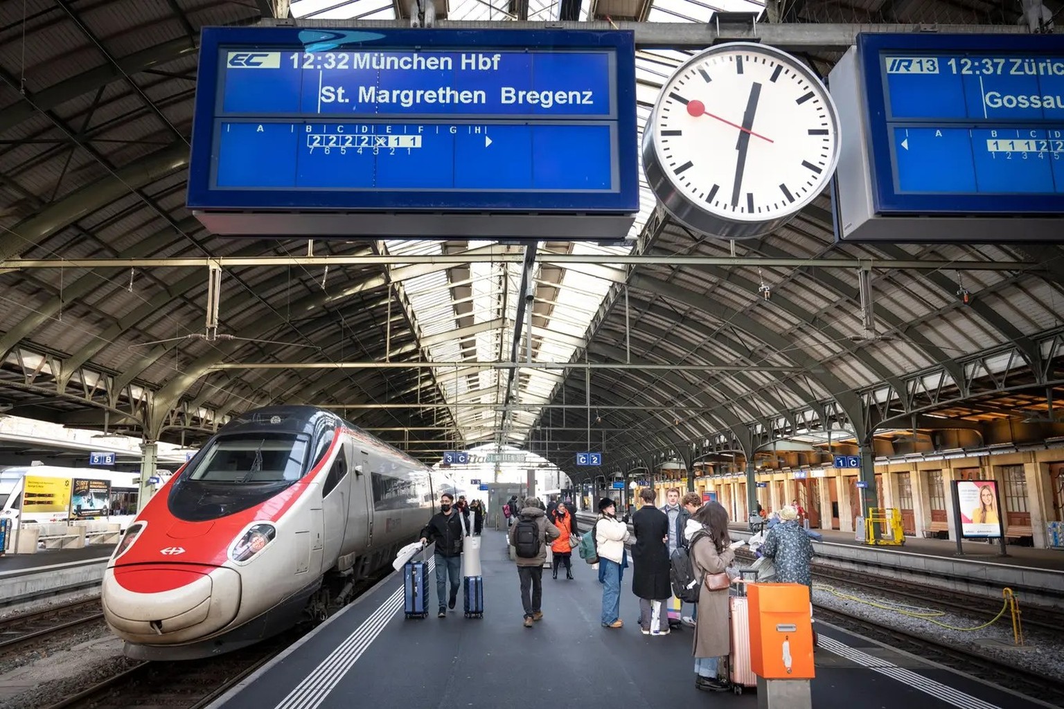Der Eurocity nach München: Beliebt, aber oft zu spät.