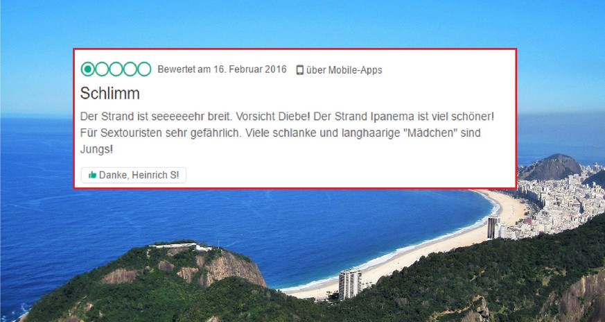 14 Traumstrände kriegen auf Tripadvisor ihr Fett weg: Grumpy Travellers in Bestform