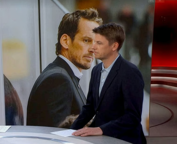 In der Sendung «10vor10» liess sich Journalist Pascal Schmitz zu seiner Recherche über Patrick Fischer interviewen.