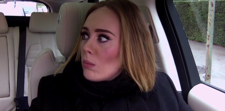 Und jetzt eine Portion Happy Time! Adele macht die lustigste Autosendung der Welt noch lustiger