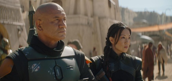 the book of boba fett
das buch von boba fett mit ming-na wen und temuera morrison