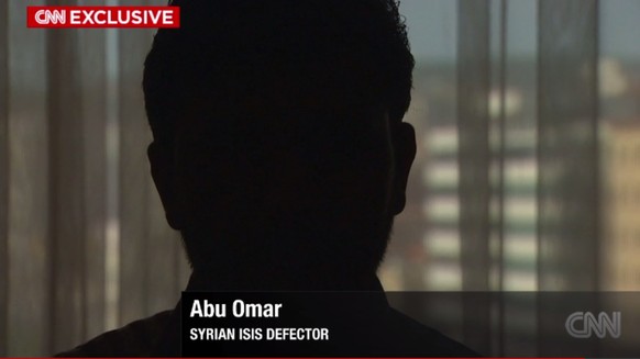 Silhoutte von Abu Omar, IS-Deserteur.