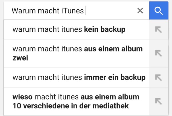 iTunes ist für viele seit Jahren die Hass-Software schlechthin. Schaut man sich die Google-Suchanfragen an, weiss man Bescheid ...